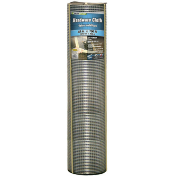 YardGard 308242B Galvanized Hardware Cloth, 23-Gauge, 1/4" Mesh, 48" x 100'