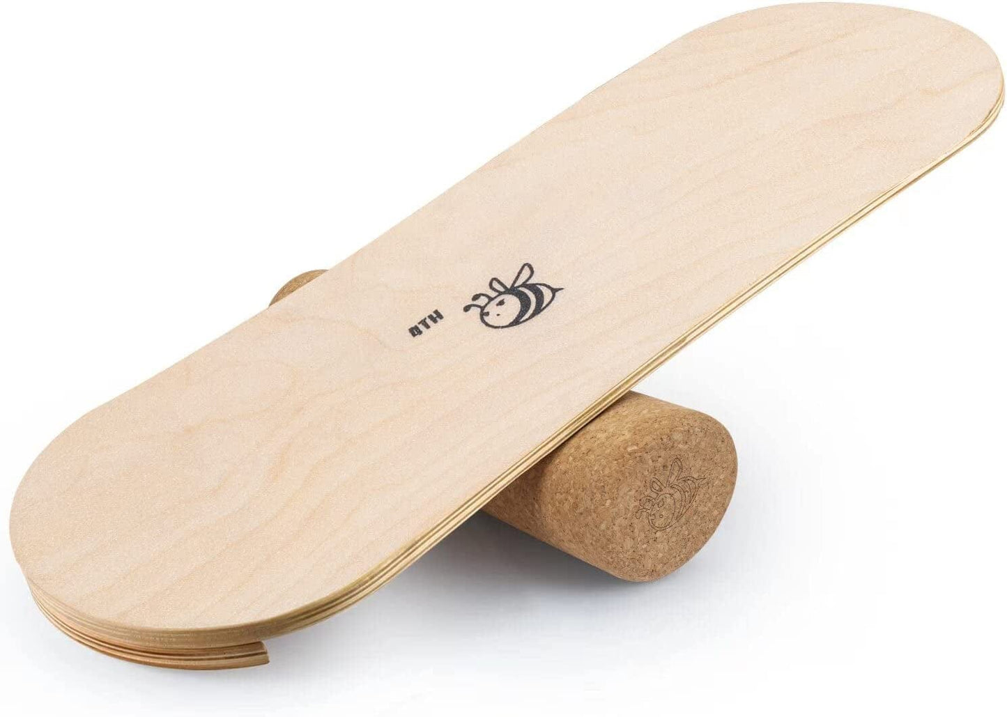 4TH-BEE Surf Balance Board for Adults, Balance Board Trainer with Roller, Core Balance Board Exercise Equipment