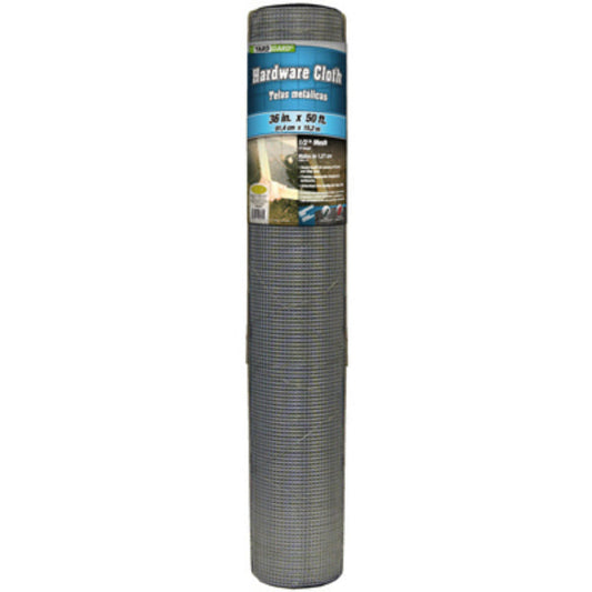 YardGard® 308200B Galvanized Hardware Cloth, 19-Gauge, 1/2" Mesh, 36" x 50'