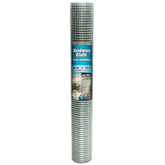 YardGard® 308228B Galvanized Hardware Cloth, 19-Gauge, 1/2" Mesh, 36" x 10'