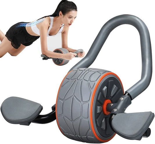 Ab Roller Wheel, Ab Roller with Elbow Support for Versatile Workout, Ab Wheel Roller for Core Workout, Ab Workout Equipment for Abdominal & Core Strength Training, Home Gym Fitness Exercise Equipment